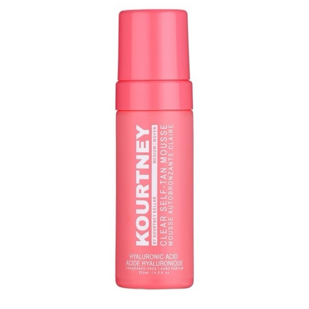 KOURTNEY Clear Hyaluronic Acid Sunless Tanning Foam / Instant Medium - 4.2 oz